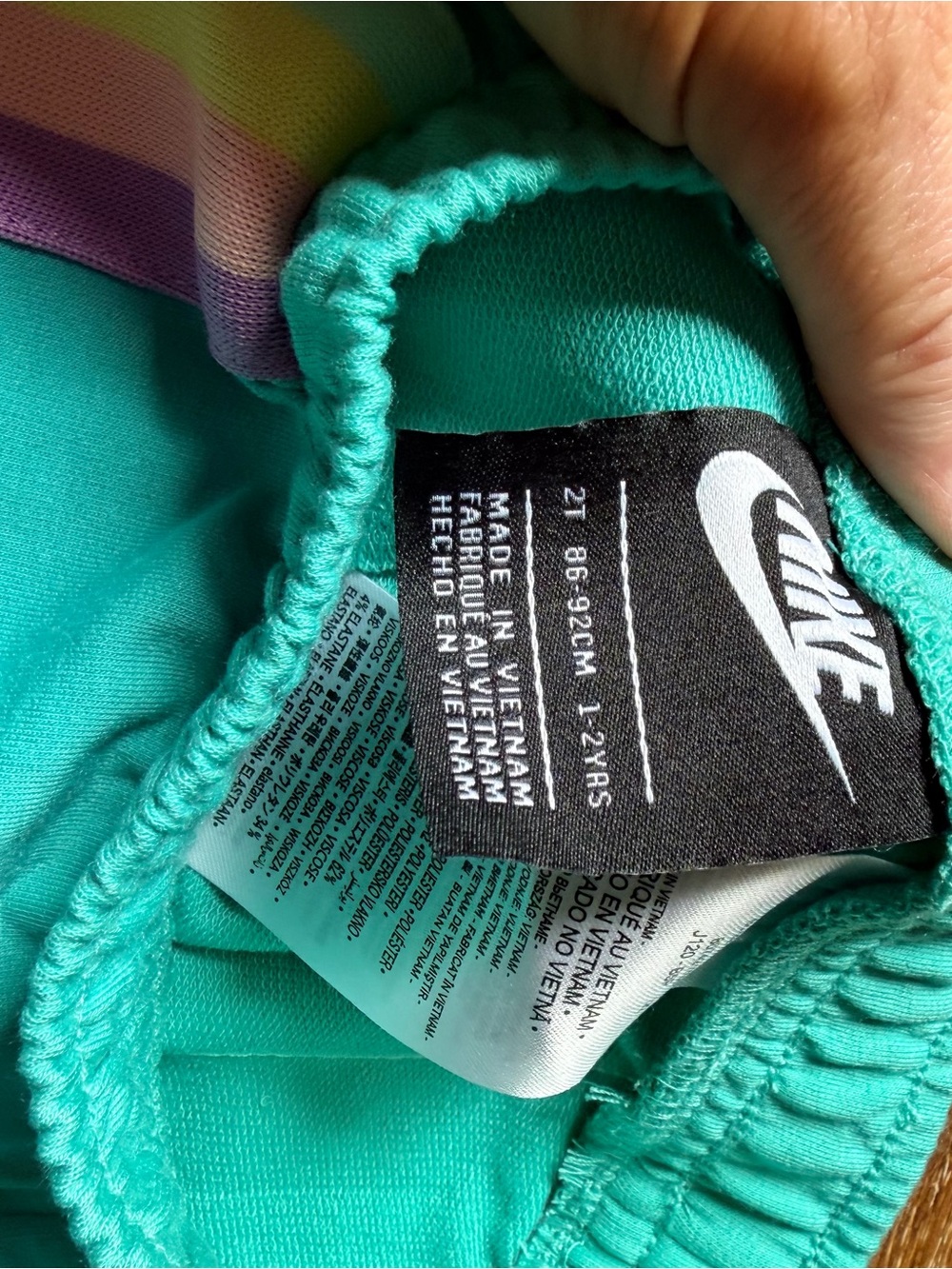 Nike Mixed Size Outfit (3T Top / 2T Shorts) 💜💙 - Picture 8 of 8